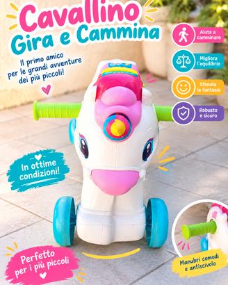 Cavalcabile Unicorno Bambini – Gioco Cavalcabile