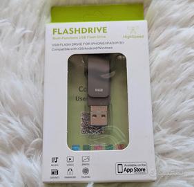 Chiavetta USB 64GB - 4 IN 1 Metallo Pen Drive