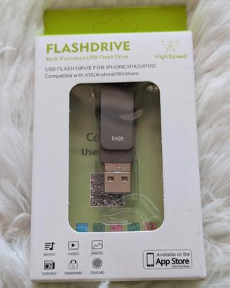 Chiavetta USB 64GB - 4 IN 1 Metallo Pen Drive