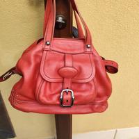 borsa tod's pelle rossa