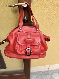 borsa tod's pelle rossa