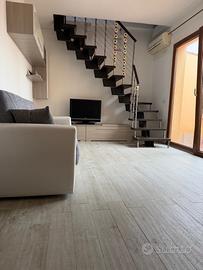 Appartamento duplex trilocale in centro via Tirso