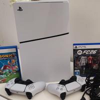 PS5 Versione Disco + 2 Controller+FIFA26+SONIC