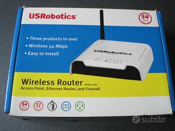 Us robotics wireless router