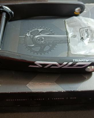 Guarnitura sram truvativ stylo carbonio 175 nuova