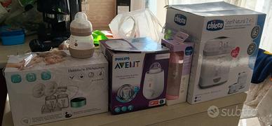 Set tiralatte,scaldabiberon e sterilizzatore