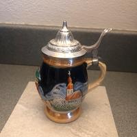 Zuccheriera in ceramica decorata