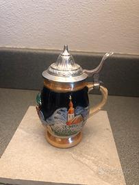 Zuccheriera in ceramica decorata