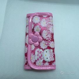 PORTACHIAVI HELLO KITTY  STILE HAWAIANA ROSA NUOVO