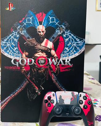 PRO Controller ps5 nero tema God of war