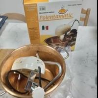 Paiolo  polenta elettrico in rame