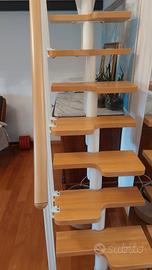 scala per interni oppalco/ripostiglio salvaspazio 