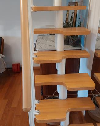 scala per interni oppalco/ripostiglio salvaspazio 