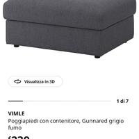 Pouf contenitore  IKEA Vimle