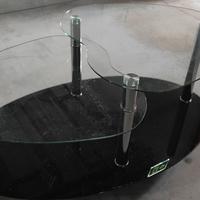 Tavolino vetro e metallo