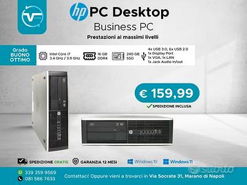 HP i7 3.9ghz octacore - 16Gb RAM, 240GB SSD