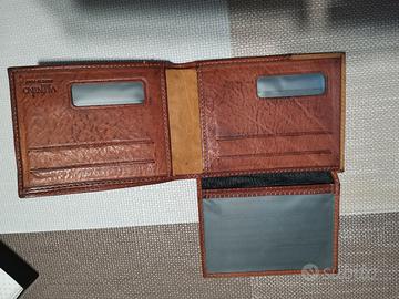 portafoglio da uomo in vera pelle 