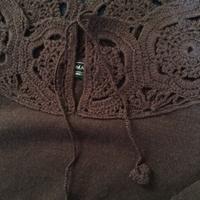 Saldi:Zara top moda manica3/4 crochet