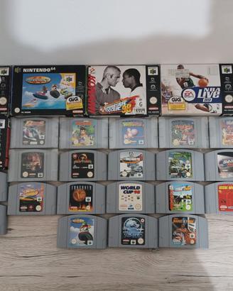 GIOCHI NINTENDO 64 CON BOX SCATOLA GIG PAL ITA N64