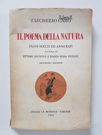 T. Lucrezio Caro, IL POEMA DELLA NATURA, 1963