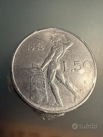 Monete da 100 lire Minerva SPL anno 1956