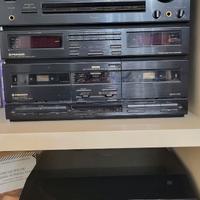 stereo double cassette con amplificatore