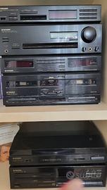 stereo double cassette con amplificatore