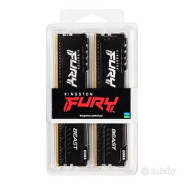 SIGILLATO Kingston Fury Beast DDR4 RAM 16GB 3200