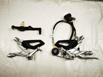 PEDANE PILOTA COMPLETE ORIGINALI PER BMW S1000 RR 