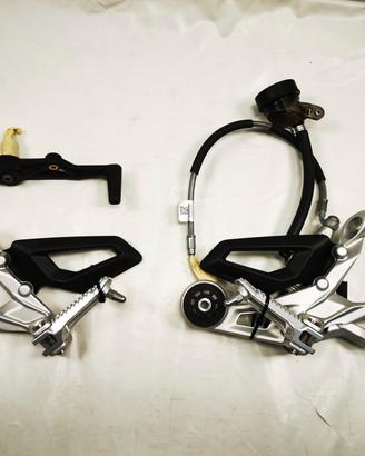 PEDANE PILOTA COMPLETE ORIGINALI PER BMW S1000 RR 