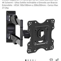 STAFFA SUPPORTO TV A MURO