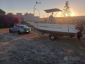 Barca,motore e carrello