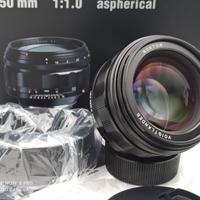 Voiglander Nokton VM 50mm f1.0 attacco Leica