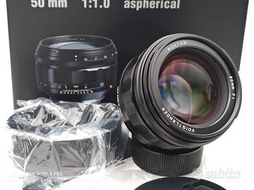Voiglander Nokton VM 50mm f1.0 attacco Leica