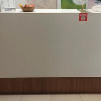 reception scrivania bianca come nuova