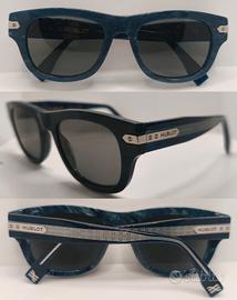 HUBLOT occhiale sole NUOVO acetato lenti Zeiss top