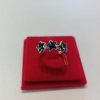 Anello tre stelle critalli
