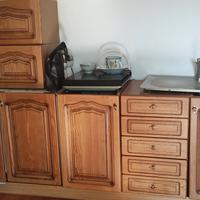 cucina in legno massiccio