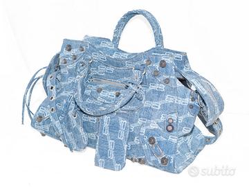 Borsa Balenciaga city jeans originale