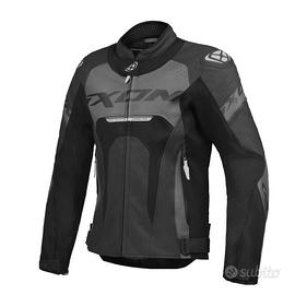 IXON Giacca Moto Pelle Jackal Uomo - Nero - Motor'