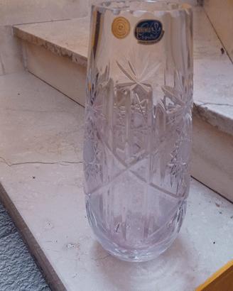 Vaso in cristallo di Boemia 