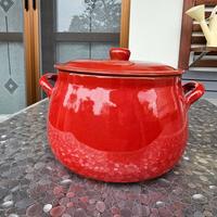 Pentola rossa in terracotta Piral made in Italy