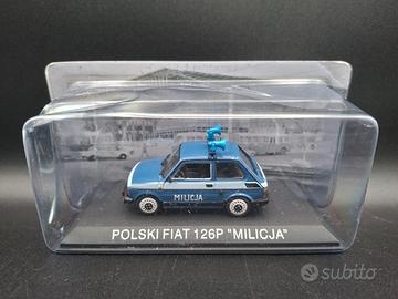 1:43 Polski Fiat 126p Milicja 
