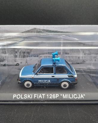 1:43 Polski Fiat 126p Milicja 