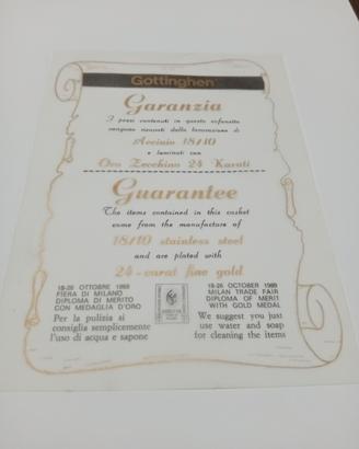 servizio da cucina