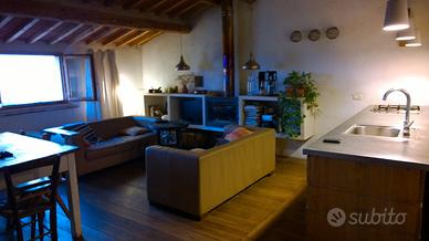 Attico in bioedilizia con bella vista