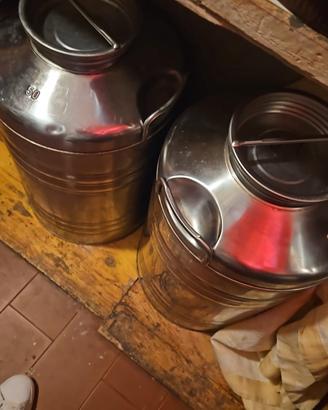 zinco da 50 litri per olio 