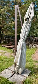 Ombrellone da giardino con braccio decentrato