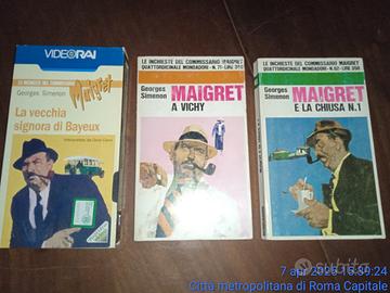 libri gialli Maigret e Mondadori 