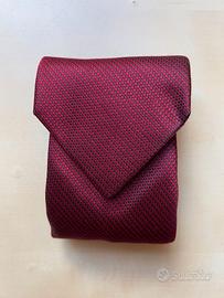 Cravatta Pierre Brochard, 100% seta. Borgogna.